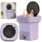 10L Small Folding Washing Machine Portable Dormitory Underwear Socks Mini Cleaning Machine