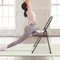 Foldable Yoga Headstand Auxiliary Bench Inversion Chail Gym Fitness Accessory Pilates Chair W/Back