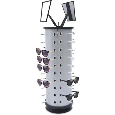 Rotating Sunglass Display Stand 40-44 Pairs Glass Holder Sunglasses Rack Eye Glass Display Rack