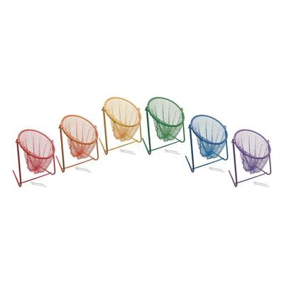Champion Sports Multipurpose Target Net Set, 16" x 12.5", 15" Diameter, 6 Assorted Color Nets (CSITNM18SET) Each Exercise Equipment