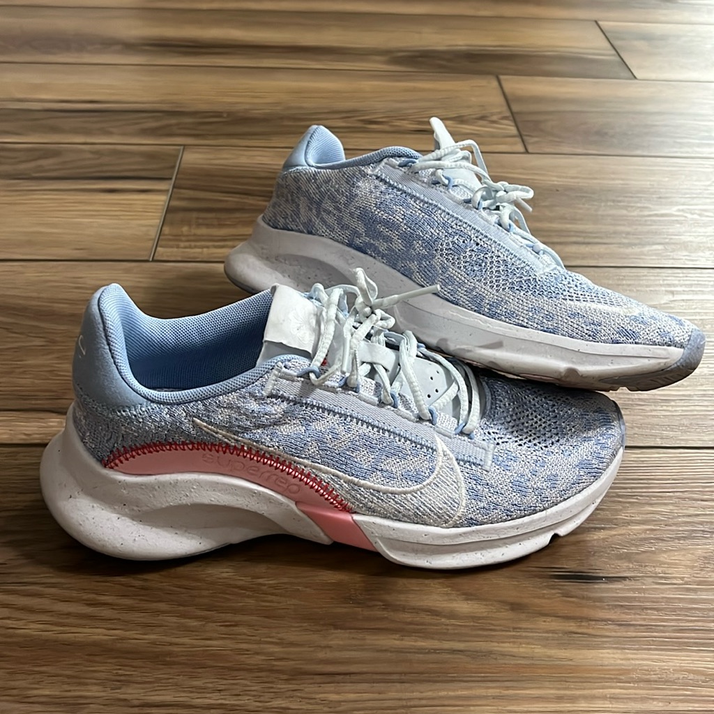 Nike Shoes | Blue And Pink Nike Tennis Shoes | Color: Blue/Pink | Size: 8