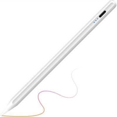 TEMU Stylus Pen For , Pencil W/ Palm Rejection&tilt, 13 Mins Fast Charged, Meko Pen For 6-10, Pro 11"/ 12.9"/ M4, Air3/ 4/ 5/ 6, / 6