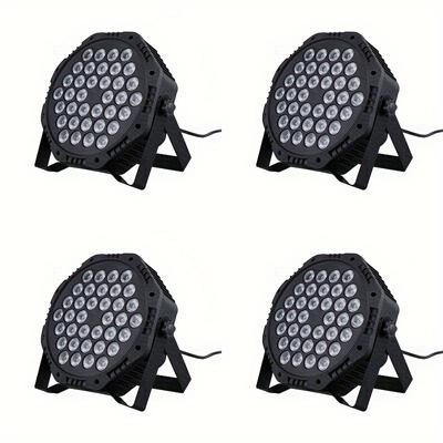 TEMU 4packs, 36leds New Dj Par Uplights Activated Dmx For Halloween Christmas