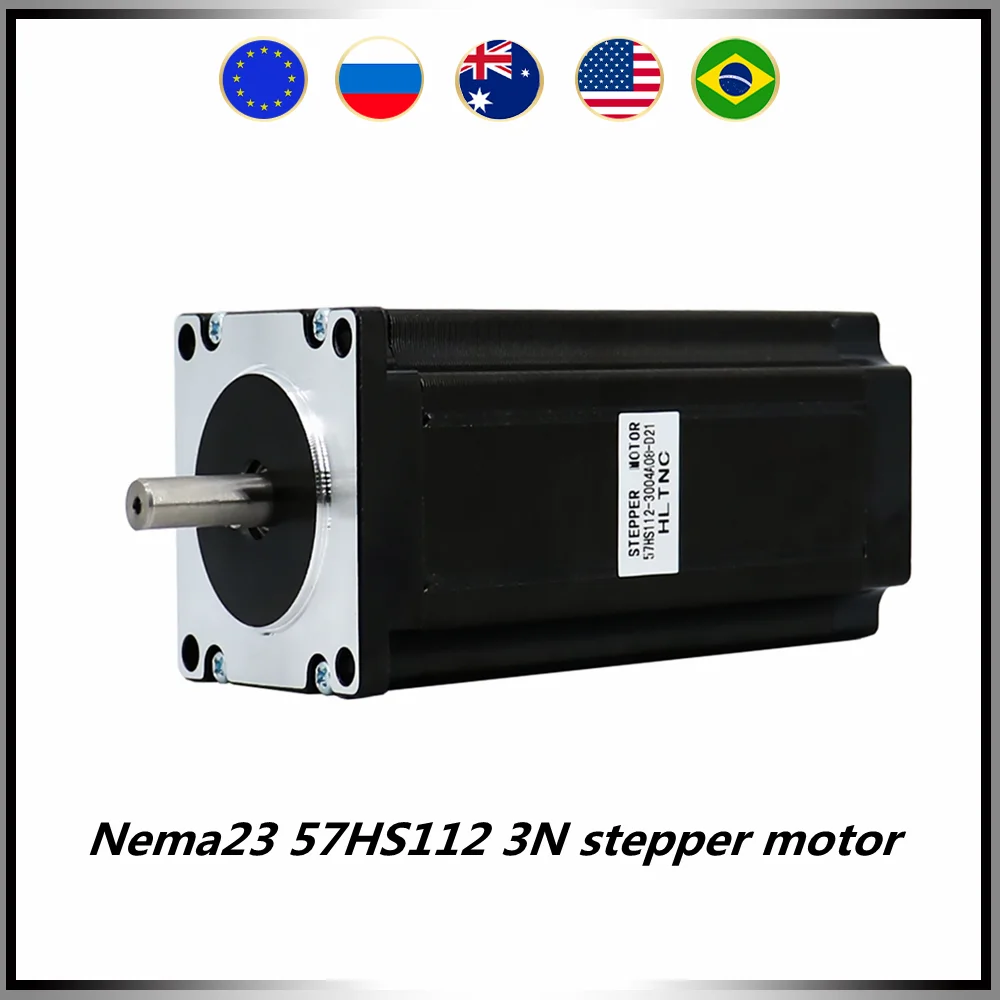 Motore passo-passo Nema 23 3Nm 4 derivazioni 3A 112mm 57 motore passo-passo per stampante 3D fresatrice per incisione CNC