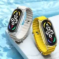 Bracelet pour Xiaomi Mi Band 8 7 6 5 4 bracelets en Silicone Miband 9 Bracelet Mi Band 6 Smartwatch Mi 5 accessoires de remplacement