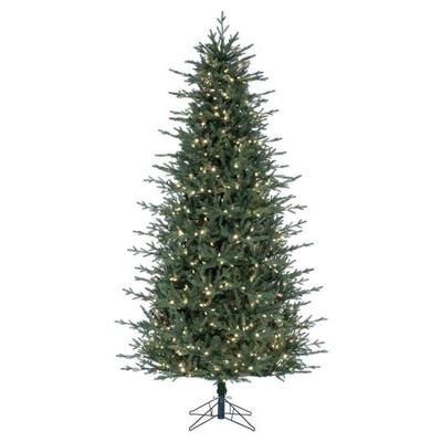 Vickerman 771617 - 7.5' x 50" Slim Itasca Fraser Fir 700 Light Warm White Artificial Christmas Tree Christmas Tree (A110276LED)