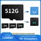 Emuelec system spielkarte für s922x videospiel konsole/tv box beelink gt king tf karte mit 110000 spielen für psp/ps1/n64/dc/snes