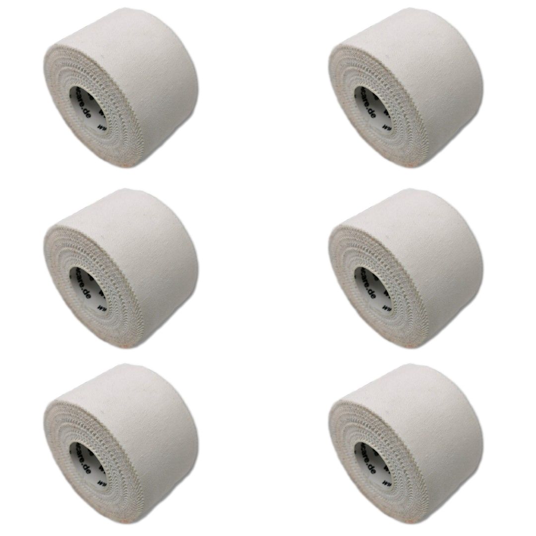 LisaCare Sport Tape - Bianco 3,8 cm x 10 m 6 pz Bendaggio/i