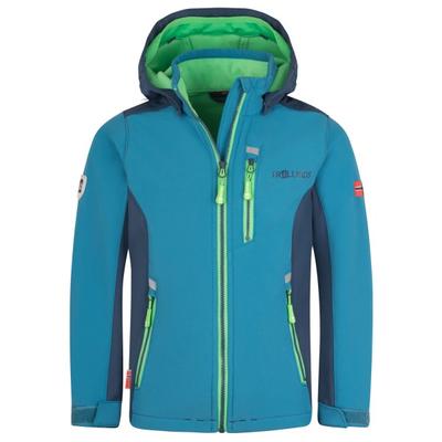 Trollkids - Kid's Balestrand Jacket - Softshelljacke Gr 176 blau Image