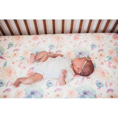 Copper Pearl Premium Fitted Crib Sheet - Bloom