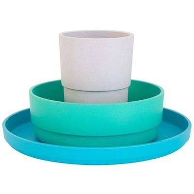 bobo&boo Plant-Based Dinnerware Set - Lagoon