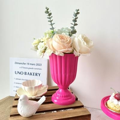 TEMU 1pc Mini Flower Arrangement Pots For Centerpiece Table Decorations Plastic Vase Home Decor For Home Wedding Party Christmas Image