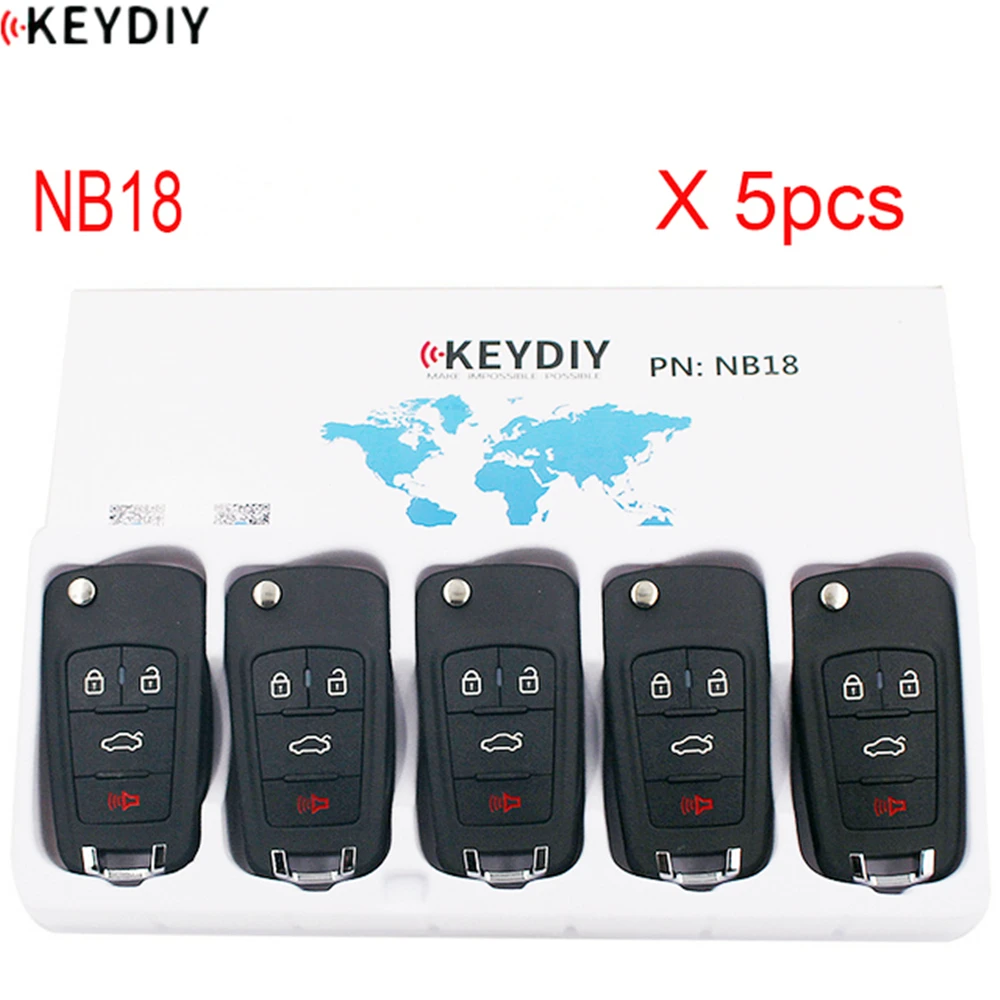 1 stücke/5 TEILE/LOS KEYDIY NB18 SCHLÜSSEL Multi-funktionale Universal Remote Key für KD900 + URG200 KD-X2 NB-Serie KEYDIY NB18 SCHLÜSSEL Image