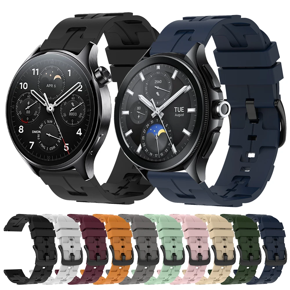 Armband für Xiaomi MI Uhr/MI Uhr 2 Pro Straps Silikon Armband 22mm band für Xiaomi S1 Pro/aktive/S3/Farbe 2 Armband correa Image