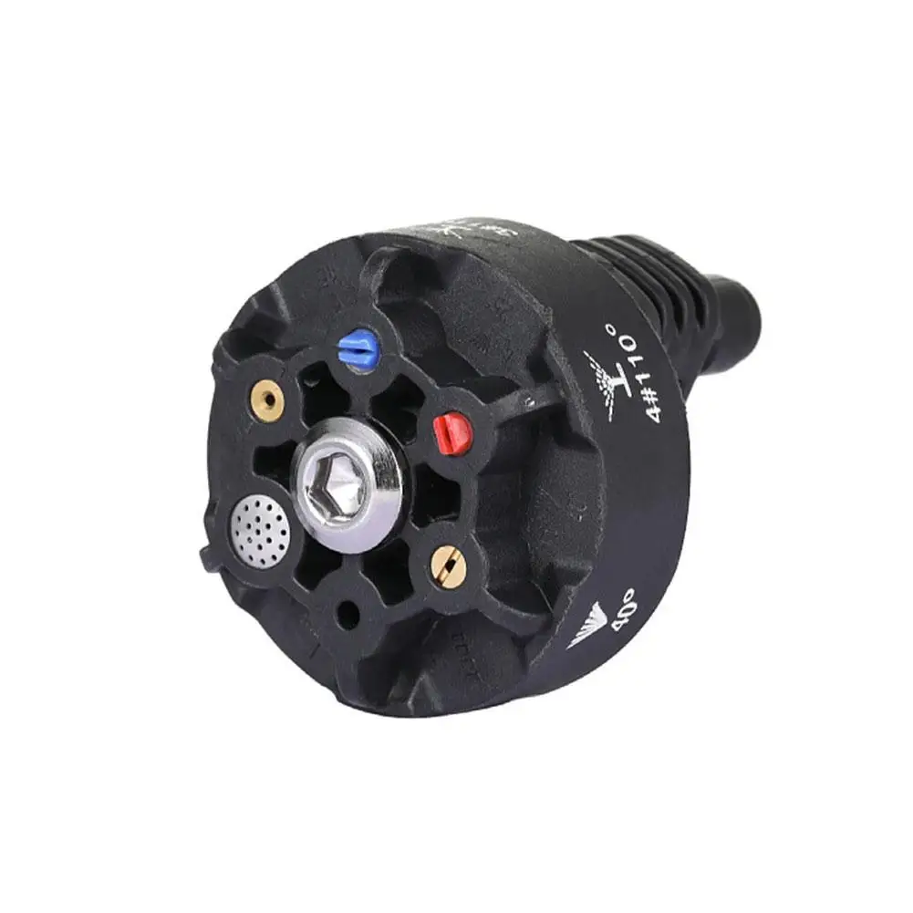 6-in-1-Hochdruck-Mehrwinkel-Waschdüse, verstellbar, 200 Bar/3000 PSI, 1/4 Zoll Schnellkupplungspistole, Adapterschlauch, Autowäsche Image
