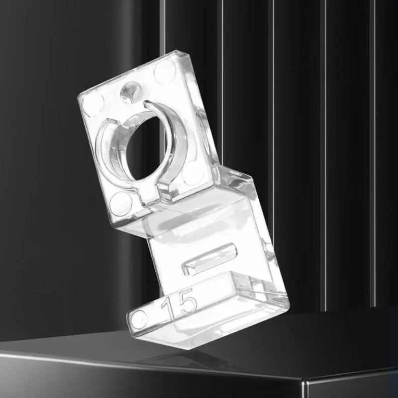 4 stücke 1/5/5/6mm Kunststoff Aquarium Aquarium Acryl Clips Glas abdeckung Halter Halter Zubehör für Aquarium Filter Lampe stehen Image