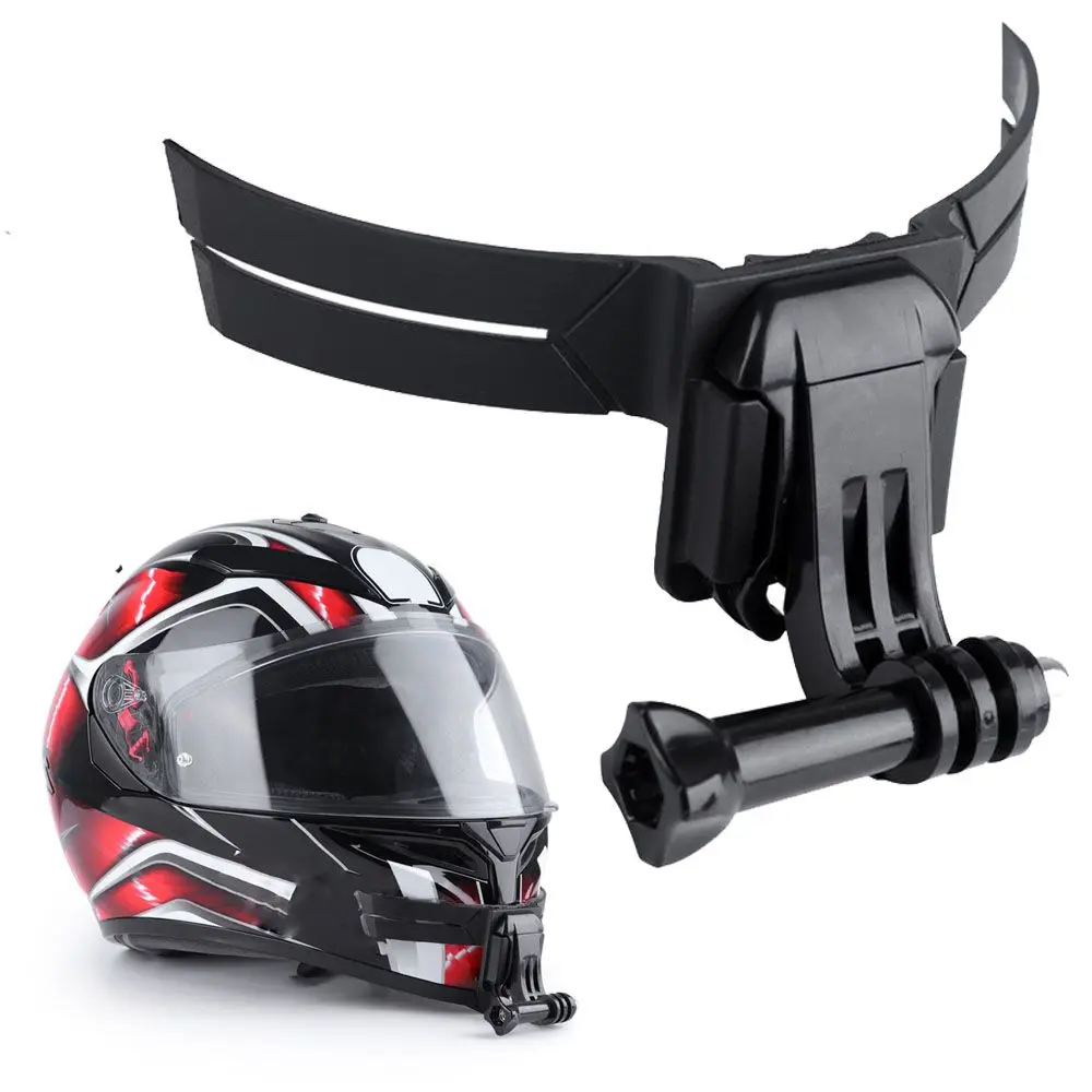 Motorrad helm Kinnst änder halterung für Gopro Hero 7 8 9 10 schwarzer Voll gesichts halter für Yi Dji Action Kamera Zubehör Image