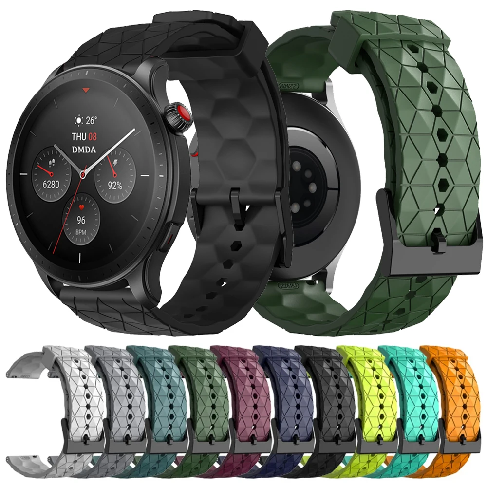 20 22mm Silikon band für Huami Amazfit GTR 4 3 2e Pro Sport Uhren armbänder Balance/GTS 4 3 2e /Bip 5 s U Pro Ersatz armband Image