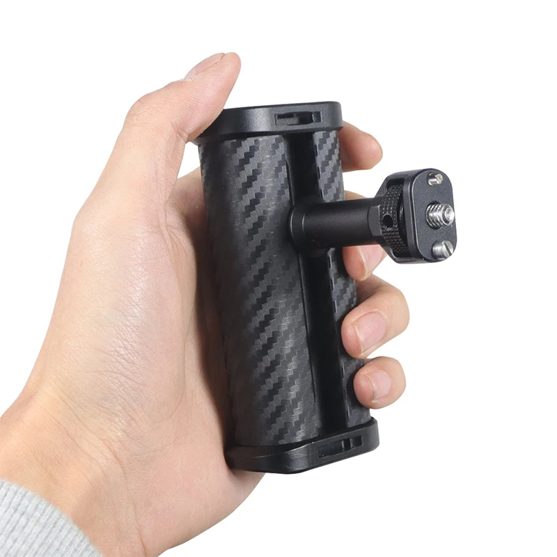 Universal-Seiten griff Aluminium legierung verstellbarer Handgriff 1/4 "Schraube für Sony Canon Nikon Kameras Käfig Kalt schuh halterung Mikrofon halter Image