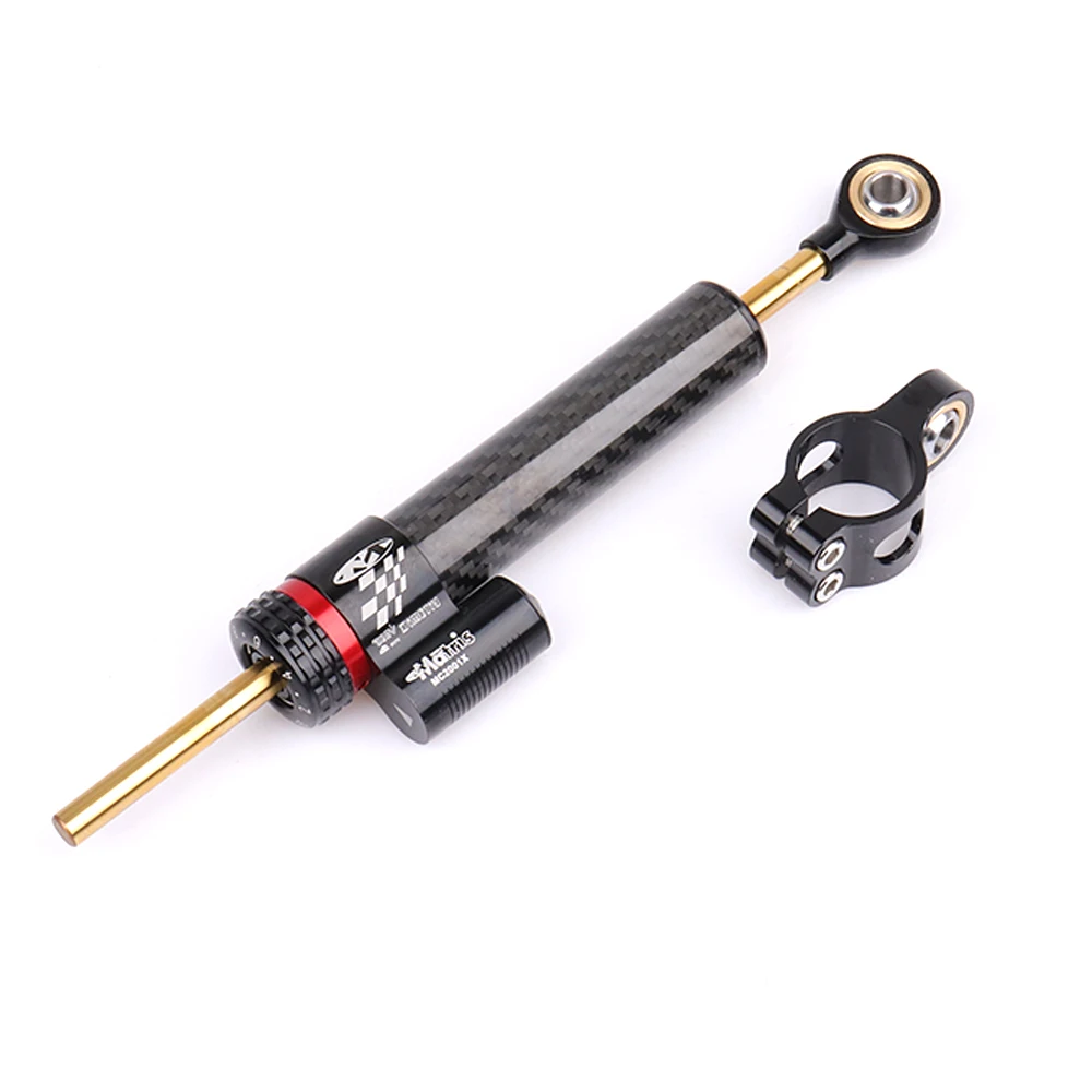 Für Dualtron Thunder CNC Stabilisator Faser Carbon Dämpfer Zubehör Ersatzteile Einstellbare Elektrische Roller Lenkung Dämpfer Image