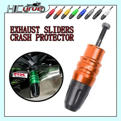 Für RC DUKE 125 200 250 390 790 690 DUKE 390 DUKE 790 RC 390 Motorrad CNC Rahmen Crash Pads Auspuff Sliders Crash Protector
