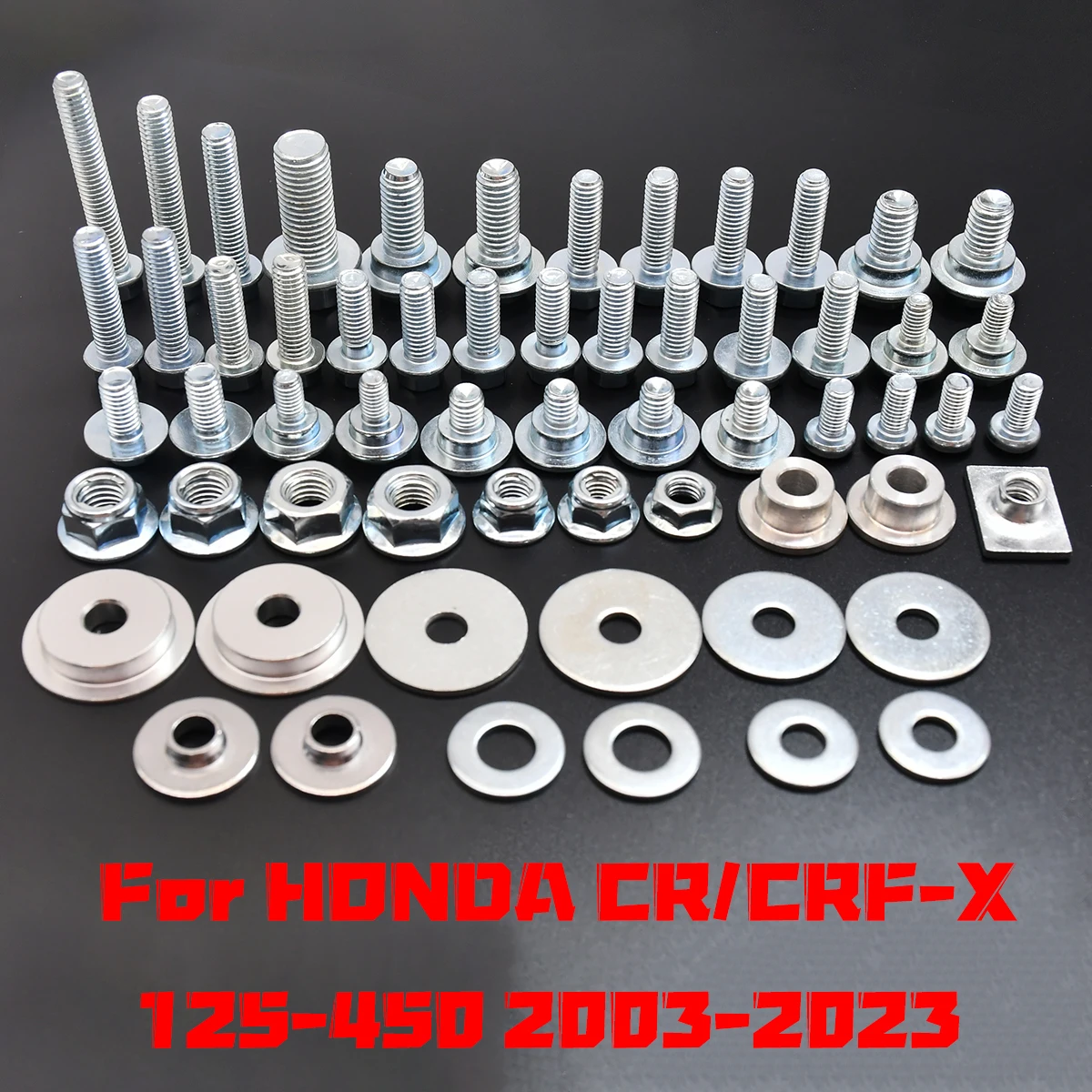 Motorräder Verkleidung Kotflügel Schraube Bolzen Kit Set Für Honda CR125R CR250R CRF250R CRF450R CRF250RX CRF450RX CRF250X CRF450X CR CRF Image