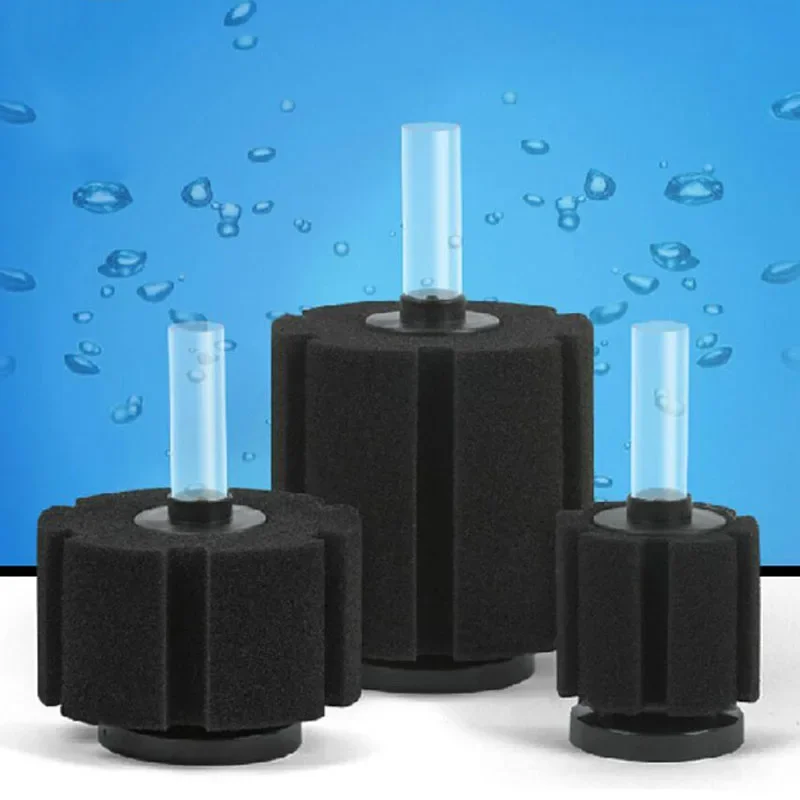 Tolles Aquarium-Zubehör, Bio-Schwammfilter für Aquarium, Pumpe, Aquarium, Teich, Luftpumpe, biochemischer Schaumstoff, Filtration, Skimmer Image
