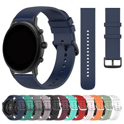 Sport Silikon Armband Für Fossil GEN 6 44mm Smart Uhr Band Zubehör Für Fossil GEN 5E 44mm/GEN 5 LTE 45mm 20mm 22mm Handgelenk