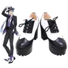 Twisted-Wonderland Floyd Leech Cosplay Schuhe Octavin elle binden das Herz Floyd erhöhte Lederschuhe