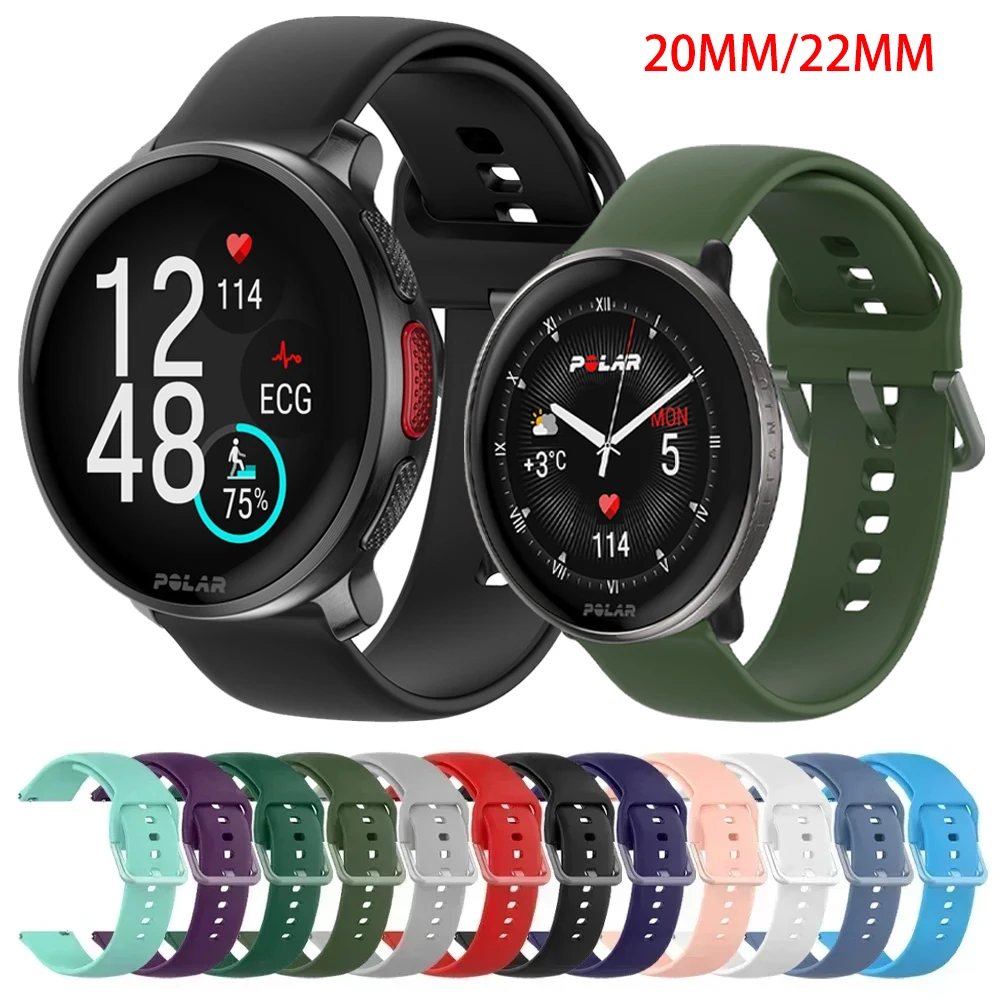 Für Polar Vantage M M2 V3 Silikon Armband Für Polar ignite 3/Unite/Grit X/X Pro Sport Armband Armband Smart Uhr Band Image