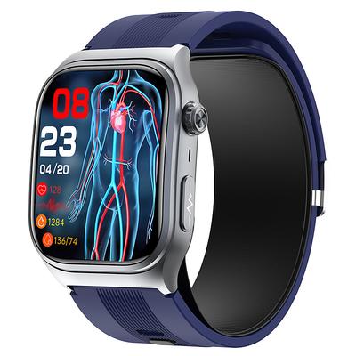 Air Pump Airbag Type Accurate Blood Pressure Testing ECG electrocardiogram Temperature Monitoring Pedometer Compatible Bluetooth call with Android iOS Women Men Long Standby Father's Day Gifts