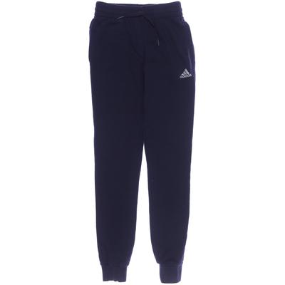 adidas Damen Stoffhose, Gr. 0, marineblau, Synthetik, Viskose