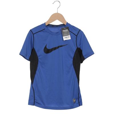 Nike Damen T-Shirt, Gr. 38, blau, Elasthan, Synthetik