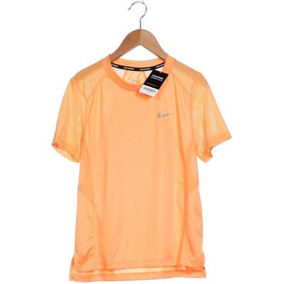 Nike Damen T-Shirt, Gr. 36, orange, Elasthan, Synthetik