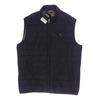 Eden Park Herren Weste, Gr. 48, schwarz, Synthetik