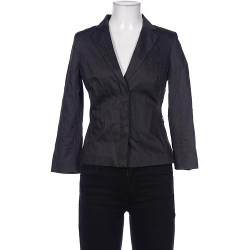 H&M Damen Blazer, Gr. 34, grün, Baumwolle, Synthetik