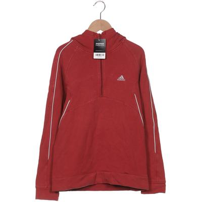 adidas Herren Kapuzenpullover, Gr. 46, rot, Elasthan, Baumwolle