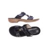 Ara Damen Sandale, Gr. 39, schwarz, Leder