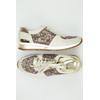 Michael Michael Kors Damen Sneakers, Gr. 36, cremeweiß, Leder