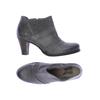 Dkode Damen Stiefelette, Gr. 39, grau, Leder