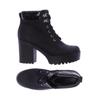 even odd Damen Stiefelette, Gr. 37, schwarz, Kunstleder