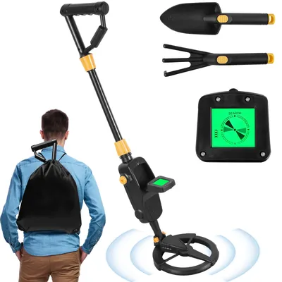 Gold Metal Detector Handheld Professional Metal Detector With LCD Display Waterproof Search Coil