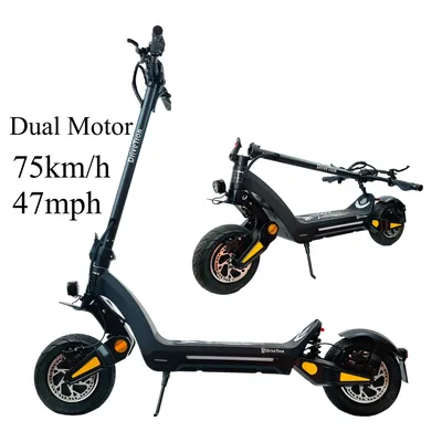 Adult Electric Scooter 6000w Dual Motor Powerful Off-road Hydraulic Absorber Brake Double Motor Big