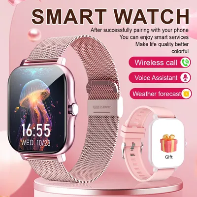 1.83 Size with smart watch, wireless call, compatible with Android and iPhone, fitness tracking