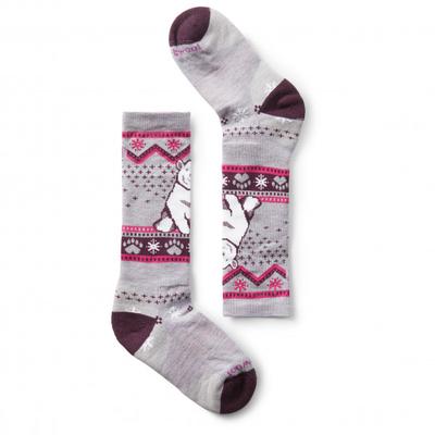 Smartwool - Kid's Wintersport Full Cushion Bear Pattern OTC - Multifunktionssocken Unisex M | EU 29-32 grau Image