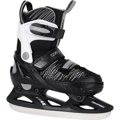 TEMPISH Kinder Eishockeyschuhe Kinderschlittschuh GOKID ICE - verstellbar - Jr., Größe 37-40 in schwarz-weiß