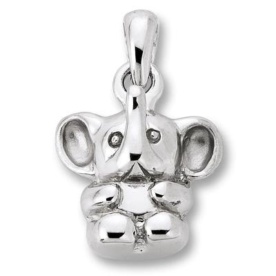 Ketten-Anhänger ONE ELEMENT "Elefant Anhänger aus 925 Silber", silber, Schmuckanhänger, Mädchen, Silber 925 (Sterlingsil