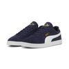 Sneaker PUMA "PUMA Club II Suede Sneakers Erwachsene", Gr. 45, blau (navy weiß gold blau), Obermaterial: Textil, Synthetik, Kuhleder; Futter: Textil; Innensohle: Textil; Laufsohle: Gummi, Schuhe