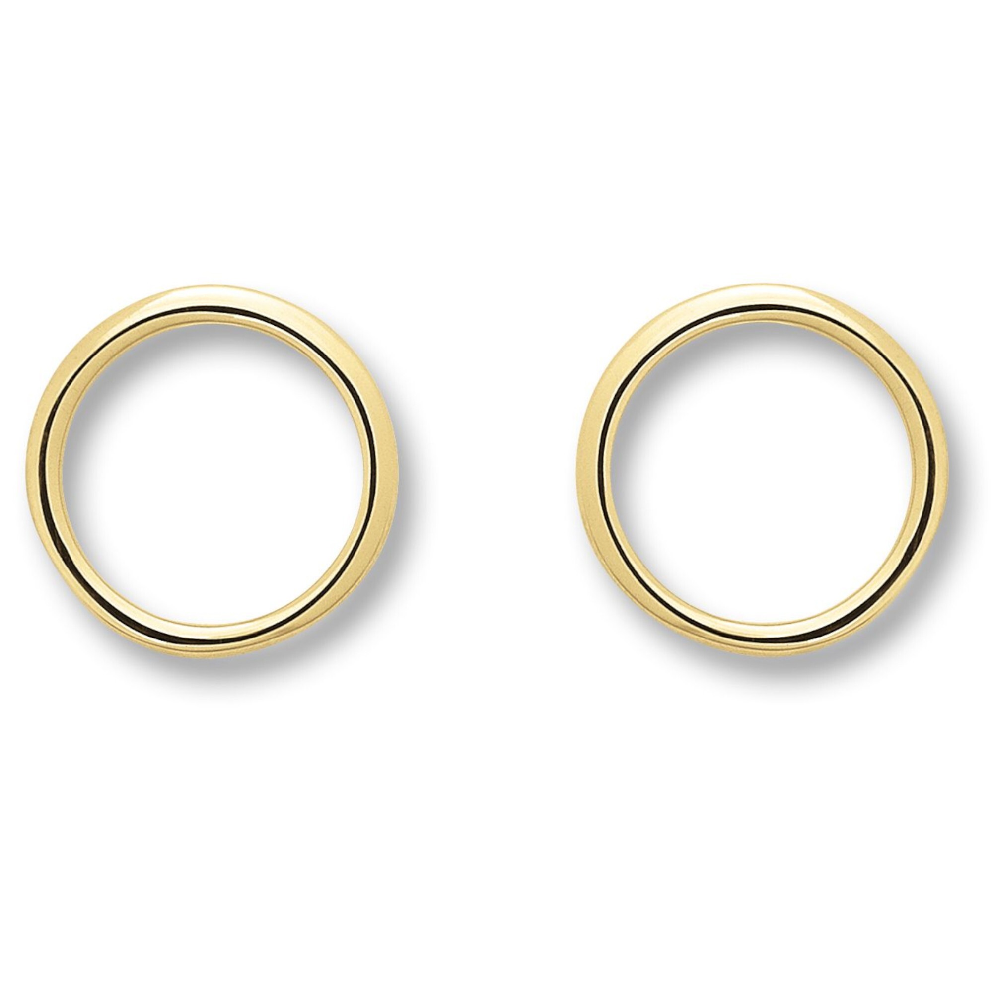 Paar Ohrhänger ONE ELEMENT "Kreis Ohrringe Ohrstecker aus 333 Gelbgold", gold, Ohrringe, Damen, Damen, Gelbgold 333 Gold, Gelbgold 333, Gold, Fein gefertigt – ein Zeichen mit besonderer Bedeutung