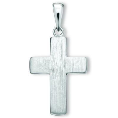 Ketten-Anhänger ONE ELEMENT "Kreuz Anhänger aus 925 Silber", silber, Schmuckanhänger, Damen, Silber 925 (Sterlingsilber)